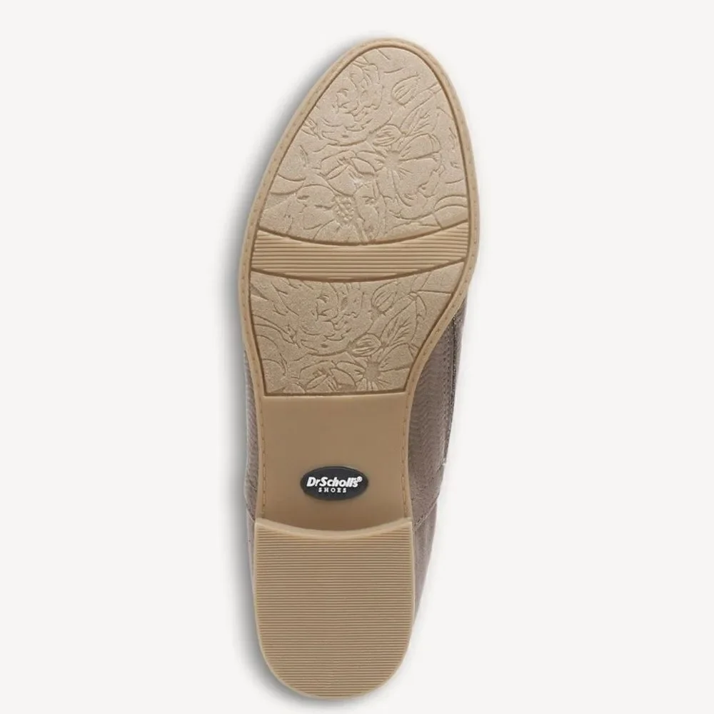 Dr. Scholl’s Women's Ruler Shootie in the Size 9W in Taupe Microfiber